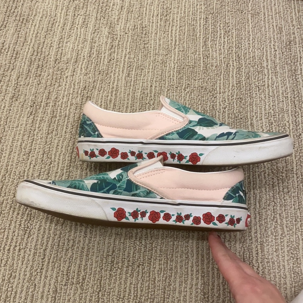 Custom Asher Palm Leaves Slip-ons - Picture 3 of 8